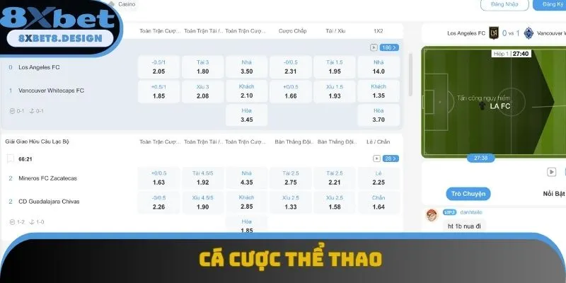 8XBET thỏa mãn đam mê thể thao 8XBET thỏa mãn đam mê thể thao